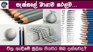 Object Drawing Part 1  ද්‍රව්‍ය බලා ඇදීම සරලව  Pencil Drawing  Pencil Sketch  Still Life [upl. by Imoan]