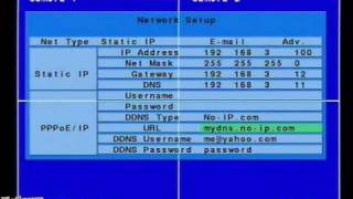 How to Configure Network Settings on a DVR2644S DVR2649S or DVR26416S Standalone DVR [upl. by Corbet]