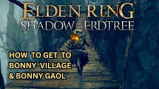 ELDEN RING How to Get to Bonny Village and Bonny Gaol [upl. by Cornew317]