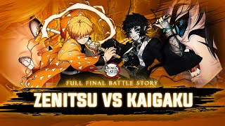 ZENITSU VS KAIGAKU EPIC BATTLE  Review Demon Slayer 140 sd 146 [upl. by Latisha]