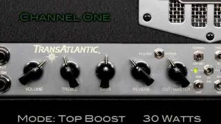 MesaBoogie TransAtlantic TA30 Video demo [upl. by Eelyek]