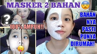 CARA MEMBUAT MASKER 2 BAHAN  AMPUH DAN BUKAN TIPU²  💯 Berhasil [upl. by Fran]