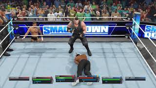 WWE2K23 Authors of Pain vs Street Profits [upl. by Attenauq]