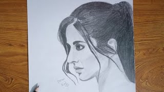 Katrina kaif drawingKatrina Kaif Sketch [upl. by Airdni]