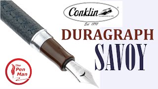 Conklin Duragraph Savoy Fountain Pen Review [upl. by Remo]