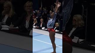 Simone Biles Floor Skill simonebiles gymnast fypシ゚viral [upl. by Ahsitniuq471]