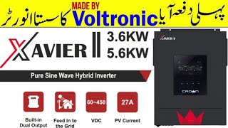 Crown Xavier II Series  36kw 56kw Hybrid Inverters 3kw  solarsystem jinko solar panel 585 waat [upl. by Rolecnahc]