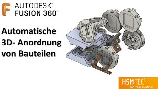 Fusion 360  Automatische 3D Anordnung [upl. by Ydnor]