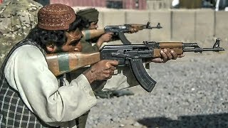 Afghan Police – AK47 Type Rifle Class Live Fire Training [upl. by Leinto]