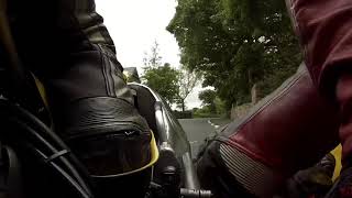 Isle of Man pre TT road racing sidecar onboard [upl. by Doerrer]