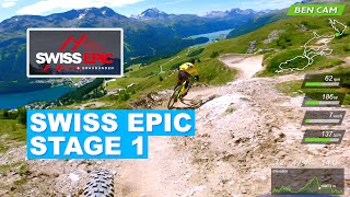 2021 Swiss Epic Stage 1  XC Race POV [upl. by Gunthar]