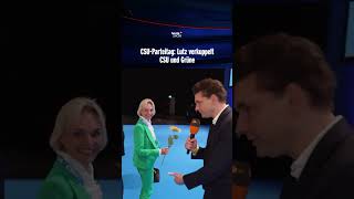 CSUParteitag Lutz van der Horst verkuppelt CSU und Grüne  heuteshow shorts [upl. by Henrieta576]