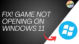 How To Fix Games Not Opening On Windows 11 EASY FIX [upl. by Eddi713]