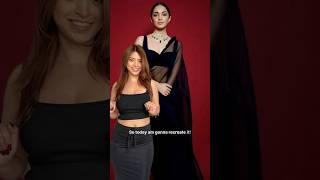 Which celebrity look should I recreate next blacksaree celebritylook amazonfinds kiaraadvani [upl. by Tallbott]