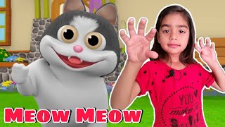 Meow Meow Billi  Meow Meow Billi Karti Meow Meow  Meow Meow Billi Cartoon [upl. by Ehudd870]