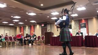 12 Andrew Hayes piobaireachd at 2017 Metro Cup [upl. by Noah]