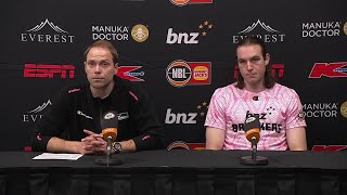 Petteri Koponen and Grant Anticevich press conference vs SE Melbourne Phoenix  Round 6 NBL25 [upl. by Aleihs]