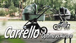 Carrello Optima VS Carrello Aurora Сравнительный обзор детских колясок [upl. by Lindgren]