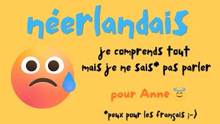 1491 PARLER NÉERLANDAIS  Je comprends tout mais je ne parle pas 😡 pour ANNE 🥰 [upl. by Iolenta]