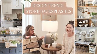 DESIGN TREND  Stone Kitchen Backsplash Inspiration  FARMHOUSE LIVING [upl. by Jamieson266]