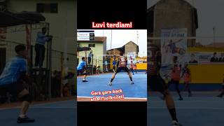 LUVI DIBUAT TERDIAM SPIKE BACK ATTACK beben voliviral volleyball [upl. by Sandra956]