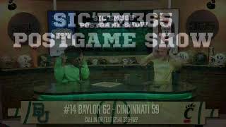 Baylor Basketball Postgame Show 14 Baylor 62  Cincinnati 59 [upl. by Marinna]