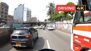 4K Medellín Avenida Ferrocarril  Guayabal 🇨🇴 Sin Destino [upl. by Elleinahc]