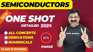 SEMICONDUCTORS OneShot 💥NCERT Class 12 Physics Chap 14 One shot Subscribe ArvindAcademy [upl. by Esaj55]