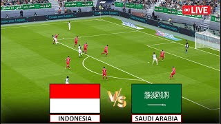 🔴Langsung Indonesia vs Arab Saudi I Pertandingan Kualifikasi Piala Dunia FIFA 2026 eFootball Pes 21 [upl. by Huppert]