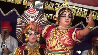 Yakshagana  Thenku Badagu  Madanakshi Tharavali  Veeramani Kalaga  9 [upl. by Hailahk991]