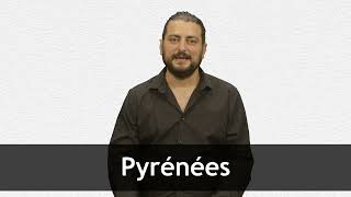 How to pronounce PYRÉNÉES in French [upl. by Rabassa]