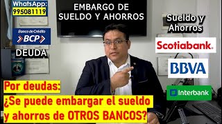 ¿¿Un Banco puede embargar tu sueldo y ahorros de otros bancos 🤔 [upl. by Walling]