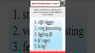 Word Combination i and I  How to learn English pronunciation english learnenglish spokenenglish [upl. by Winni]