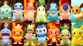 How To Get ALL 14 Starter Pokemon in Pokemon Brilliant Diamond and Shining Pearl [upl. by Selrac4]