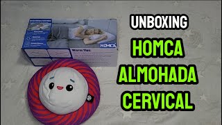 UNBOXING  HOMCA Almohada Cervical  Primeras impresiones [upl. by Notterb]