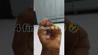 4 fingers 🤌🏾🤌🏾 i challenge hand funny finger music song duet [upl. by Adianez]