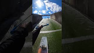 GoPro  Wakeskating a Dam 🎬 Loïc Benoit Shorts Wakeskate [upl. by Winstonn100]