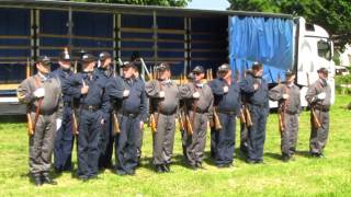 Schutterij St Paulus Epen demonstratie exercitie tijdens jubileum Limburgs Jagers [upl. by Saretta]