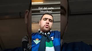 Gol del celta  Douvikas Betis 12 Celta jornada 13 Ea Sports betis short [upl. by Disini444]