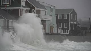 Scituate MA Noreaster Brings Huge Waves  3142023 [upl. by Yrelle841]