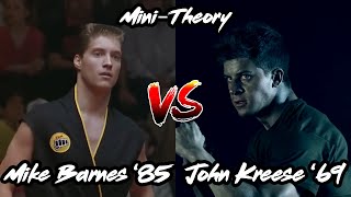 Can Mike Barnes beat John Kreese  MiniTheory shorts [upl. by Sanalda]