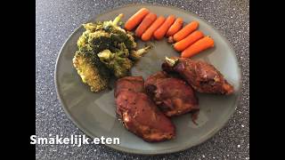 Honing knoflook kip uit de slowcooker [upl. by Harpole684]