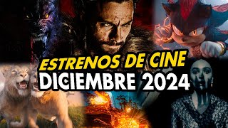 ESTRENOS DE CINE DICIEMBRE 2024 Películas en Cartelera [upl. by Longo]