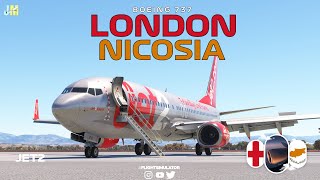 London to Nicosia on Jet2s Boeing 737  4K [upl. by Anirres]