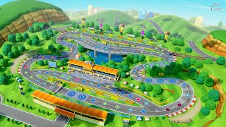 Super Mario Party Jamboree 9 Roll em Raceway Ninji vs Pauline vs Goomba vs Toad [upl. by How]