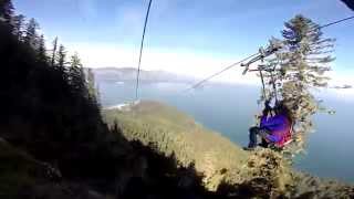 Alaska Zip Line at Icy Strait Point Hoonah Alaska [upl. by Eeleak352]