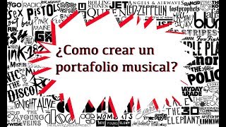 Como crear tu portafolio musical [upl. by Kragh]