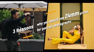 3 Reasons why you should use 24mm prime for portrait photography Ad300Pro Godox [upl. by Ilojna]