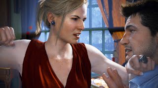 Uncharted 4 Elena Fights Nathan Mod [upl. by Lapo]