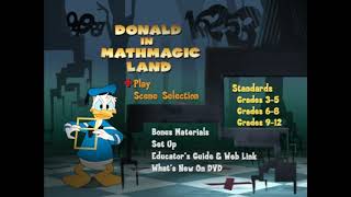 Gameplay  2210 Donald in MathMagic Land DVD Menu  403 [upl. by Santos]